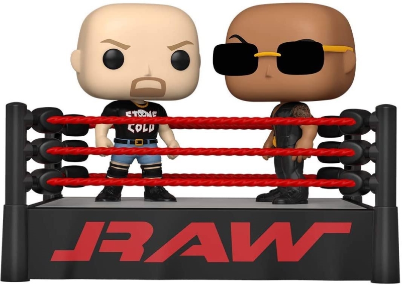 FUNKO ACTION FIGURES FUNKO POP WWE MOMENTS: THE ROCK VS STONE COLD